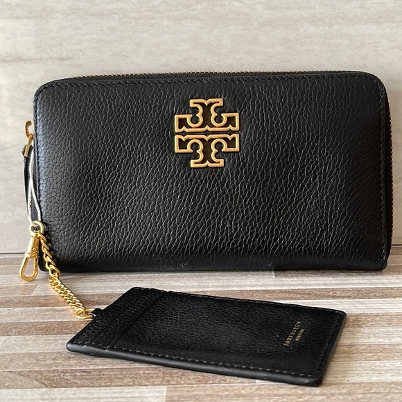 Tory Burch Britten large black wallet - Picture 14 of 14